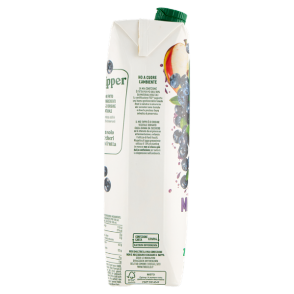 Zuegg Skipper Mirtillo Mix Senza zuccheri aggiunti 1000 ml