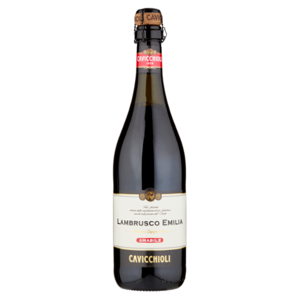 Cavicchioli Lambrusco dell'Emilia IGT Vino Frizzante Amabile 75 cl