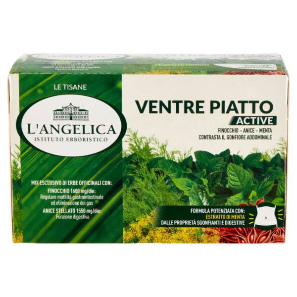 L'Angelica Le Tisane Ventre Piatto Active 18 Filtri 36 g