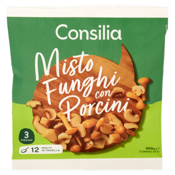 Consilia Misto Funghi con Porcini Congelati 300 g