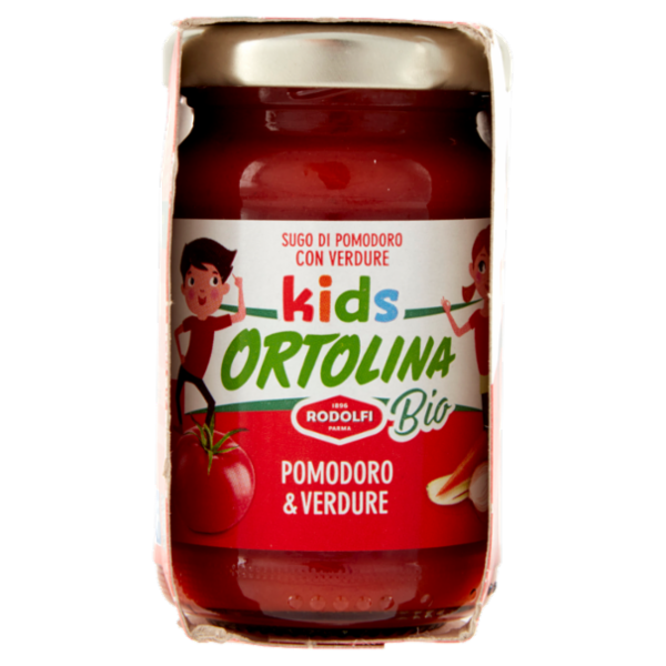 Ortolina kids Bio Pomodoro & Verdure 2 x 100 g