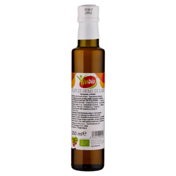 Vivibio Olio di Semi di Lino 250 ml