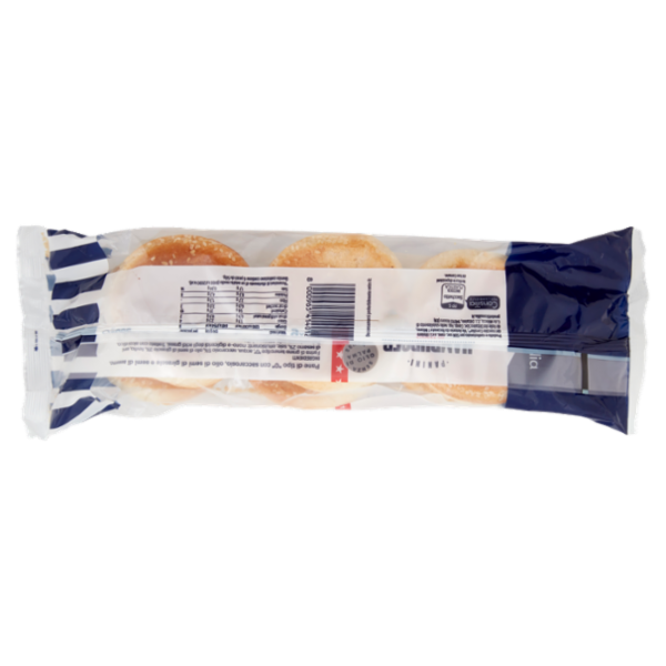 Consilia Pane per Hamburger con Sesamo 6 pezzi 300 g