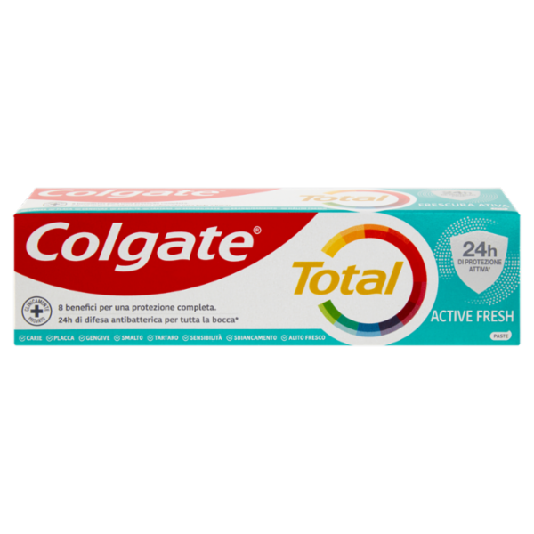 Colgate dentifricio Total Active Fresh 24h di protezione attiva 75 ml