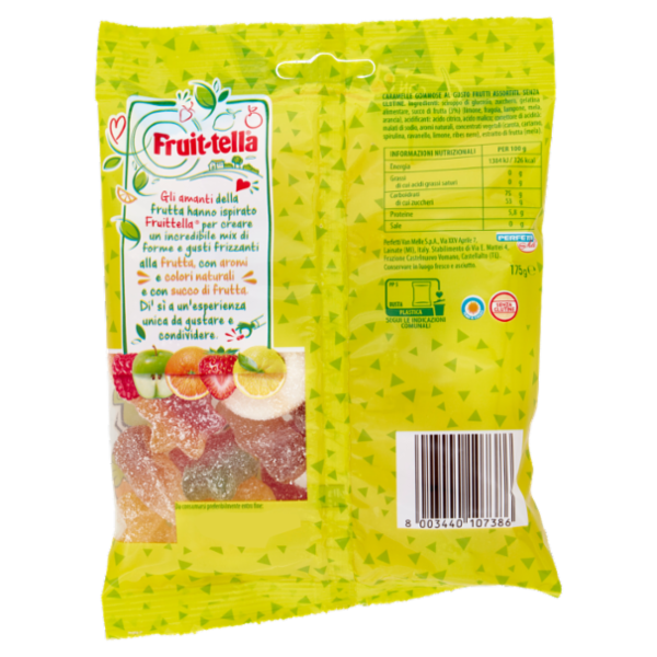 Fruit-tella Crazymix Frizz 175 g
