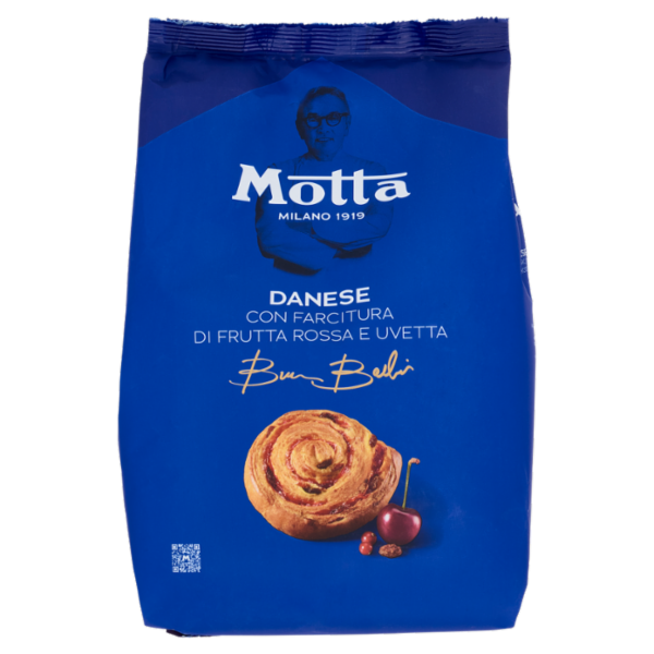 Motta Danese con Farcitura di Frutta Rossa e Uvetta 6 x 45 g