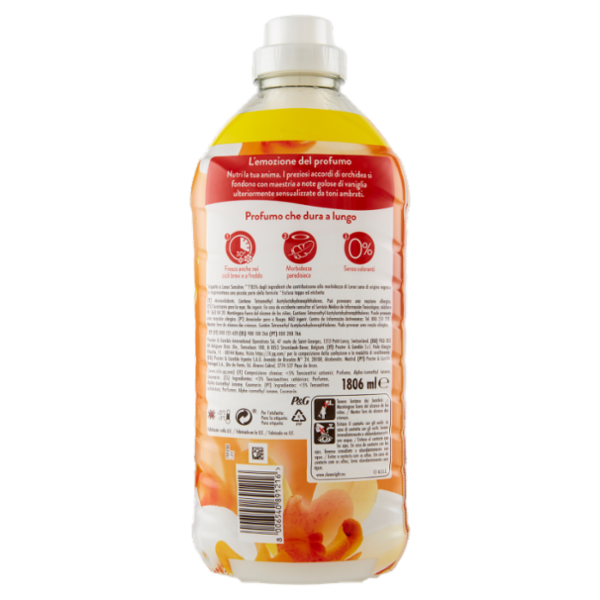 Lenor Ammorbidente Lavatrice Concentrato, Oro e Fiori di Vaniglia, 86 Lavaggi 1806 ml