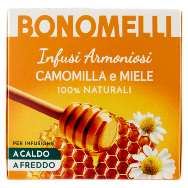 Bonomelli Infusi Armoniosi 100% Naturali Camomilla e Miele 12 filtri 24 g