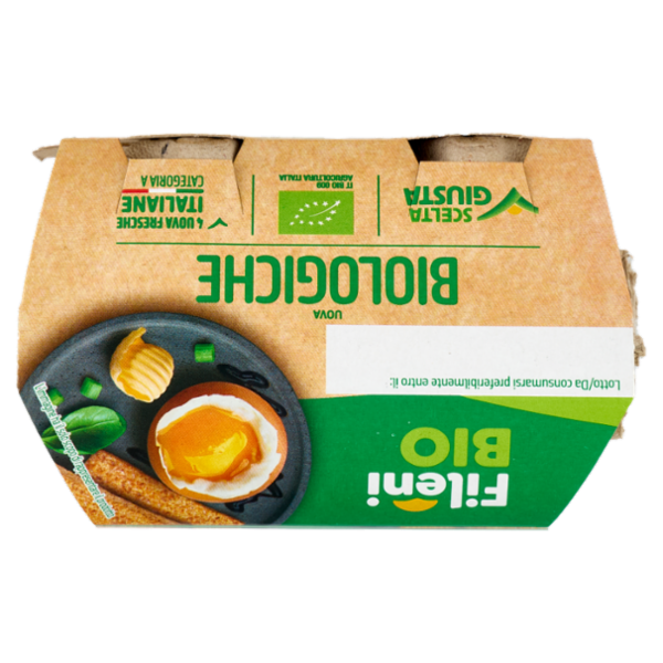 Fileni Bio Uova Biologiche 4 Uova Fresche 220 g
