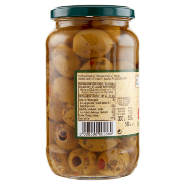 Le Conserve Toscane Olive Farcite Giganti 535 g
