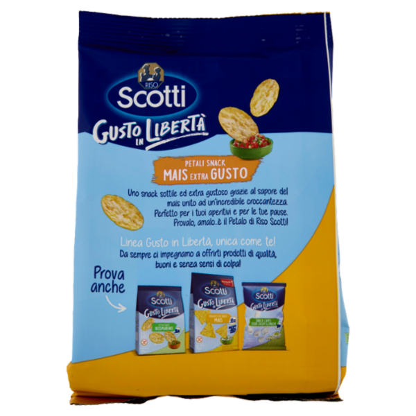 Riso Scotti Petali Snack Mais Extra Gusto 60 g