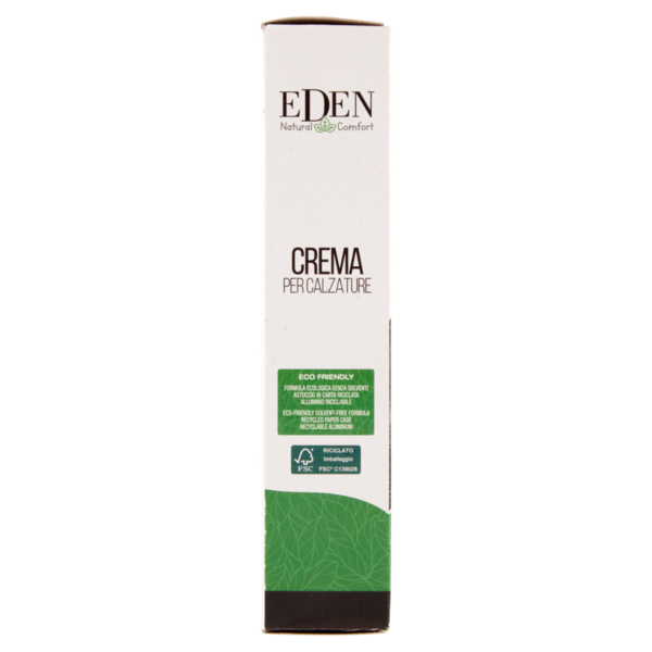 Eden Natural Comfort Crema per Calzature Nero 50 ml