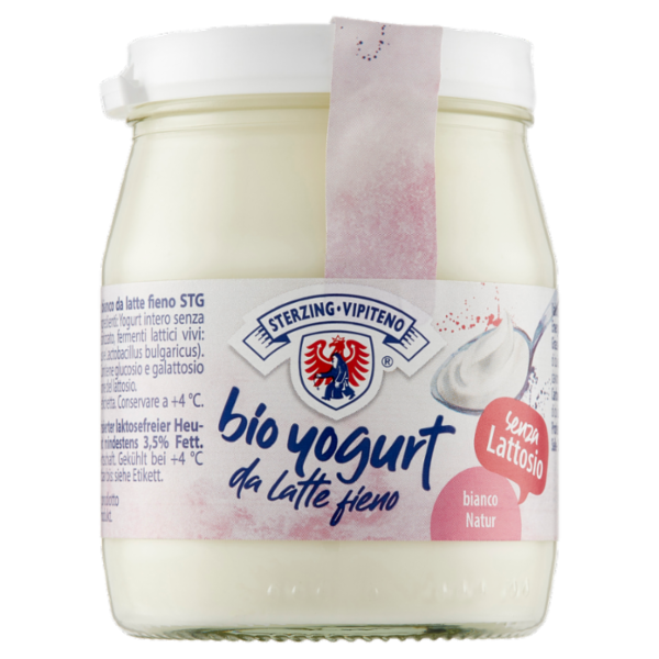 Sterzing Vipiteno bio yogurt da latte fieno bianco senza Lattosio 150 g