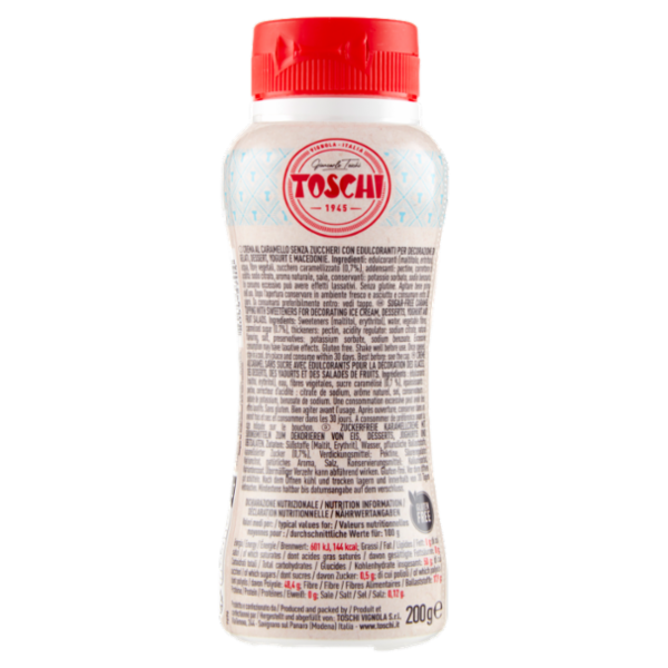Toschi Crema al Caramello Senza Zuccheri 200 g