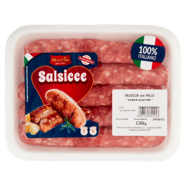 Martini Salsicce con Pollo 0,360 Kg