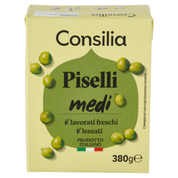 Consilia Piselli Medi Lessati 380 g