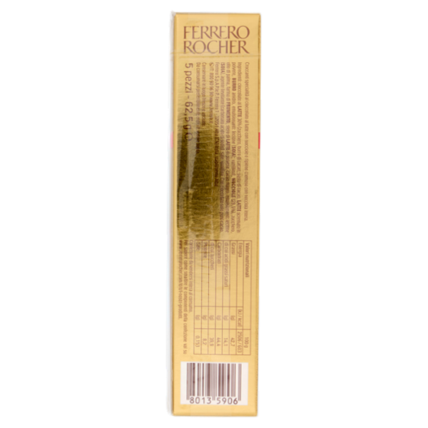 Ferrero Rocher 5 pezzi 62,5 g