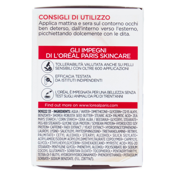 L'Oréal Paris Revitalift Crema Idratante Occhi Anti-rughe 15 ml