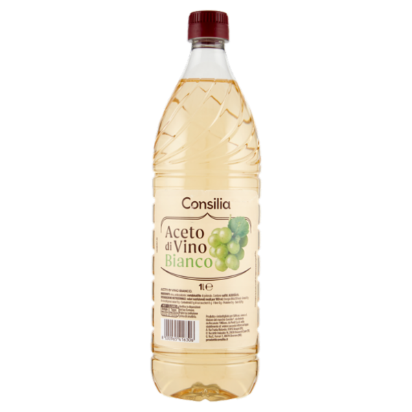 Consilia Aceto di Vino Bianco Acidità 6,0% 1 L