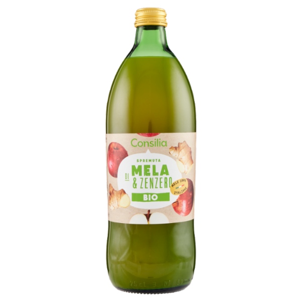 Consilia Bevanda Mela e Zenzero Biologica 100% Italia 750 ml