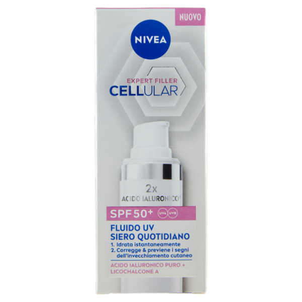 Nivea Cellular Expert Filler SPF 50+ Fluido UV Siero Quotidiano 30 ml