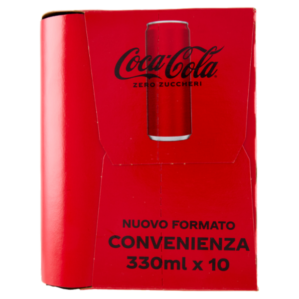 Coca-Cola ZERO lattina sleek 10 x 33cl
