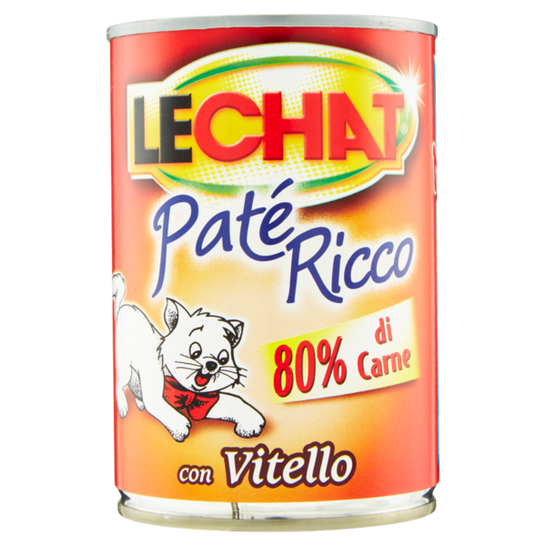 LeChat Paté Ricco con Vitello 400 g