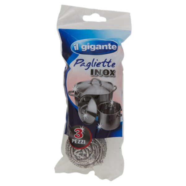 IL GIGANTE Pagliette Inox 3 pz