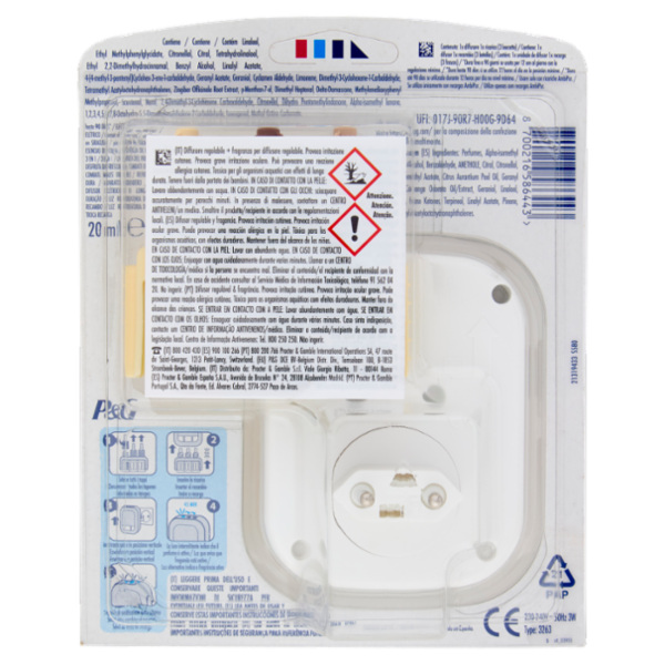 Ambi Pur Profumatore Ambienti Diffusore Elettrico+Ricarica 3Volution, Tramonto di Siracusa 20 ml