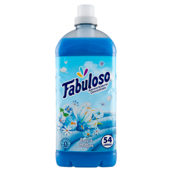 Fabuloso ammorbidente concentrato Fresco Mattino 54 lavaggi 1,25 L