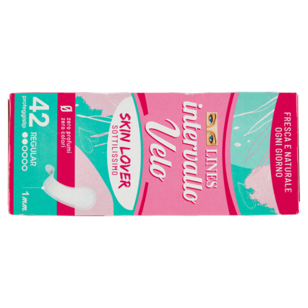 Lines intervallo Velo Skin Lover proteggislip Regular 42 pz