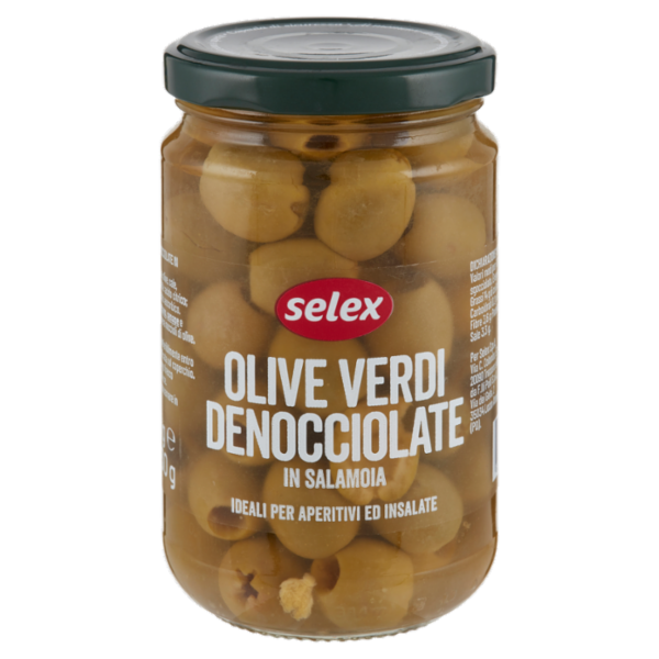 Selex Olive Verdi Denocciolate in Salamoia 300 g