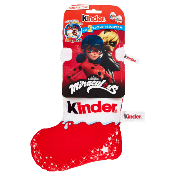 Kinder Calza Miraculous 7 pezzi 232 g