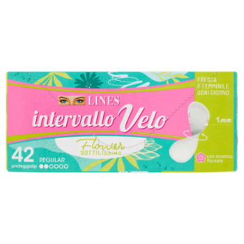 Lines Intervallo Velo Flower Proteggislip Regular 42 Pz
