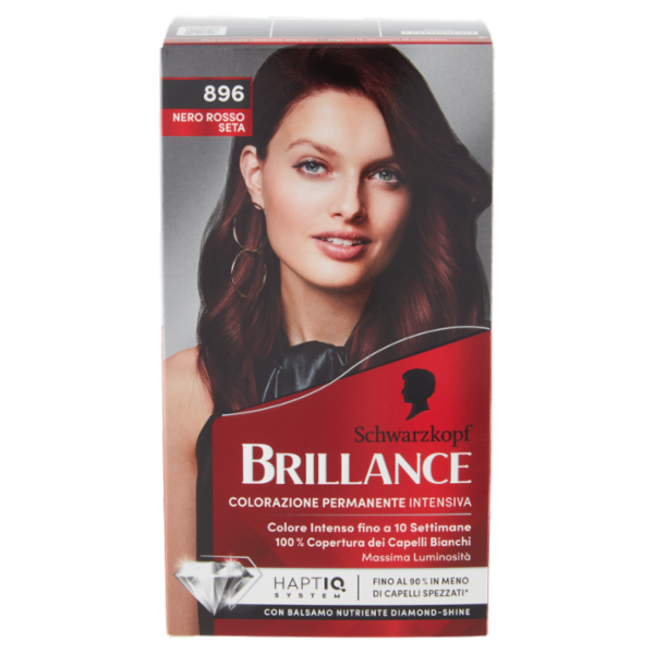Brillance Colorazione Permanente Intensiva 896 Nero Rosso Seta