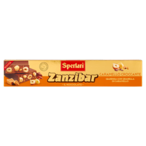 Sperlari Zanzibar Il Nocciolato Caramello Croccante Gianduia Con Granella Di Caramello 150 g