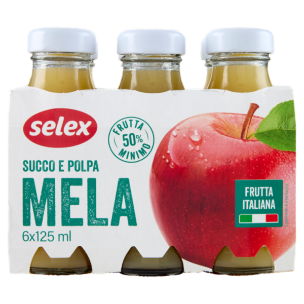 Selex Succo e Polpa di Mela 6x125 ml
