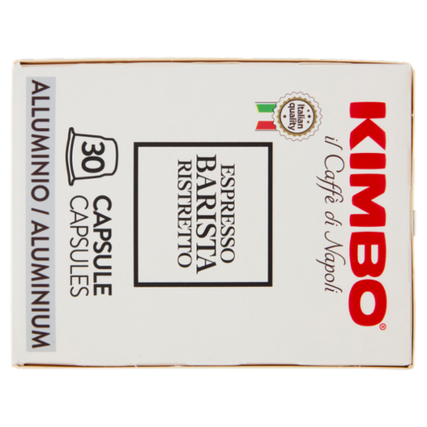 Kimbo Espresso Barista Ristretto Capsule Compatibili con Macchine Nespresso* Original 30 x 5,5 g