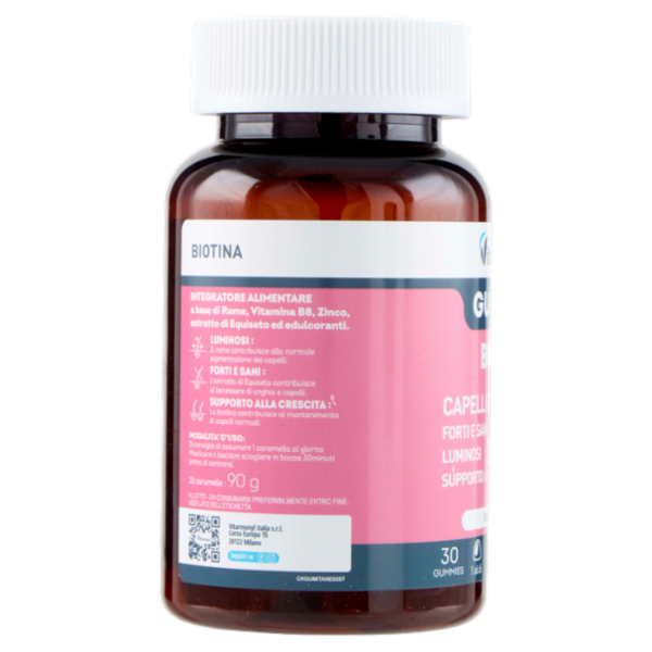 Laboratoires Vitarmonyl Gummies Biotina Capelli e Unghie 30 Gummies 90 g