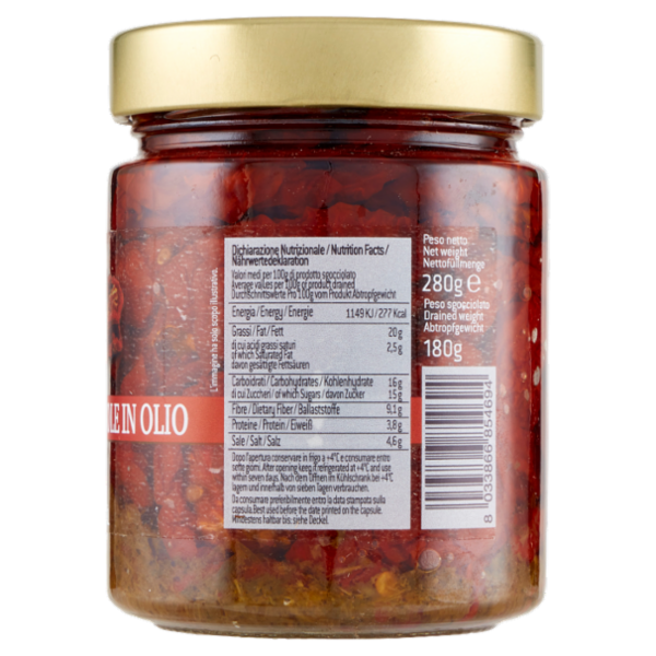 Mastrototaro food Pomodorini Essiccati al Sole in Olio 280 g