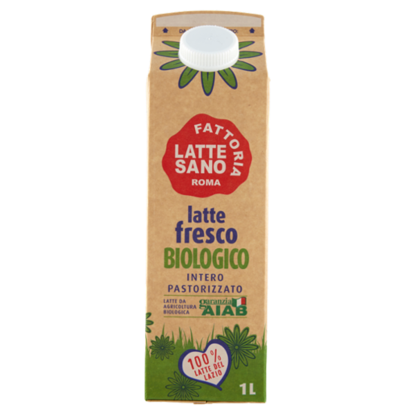 Fattoria Latte Sano BioSano latte fresco Biologico Intero Pastorizzato 1 L