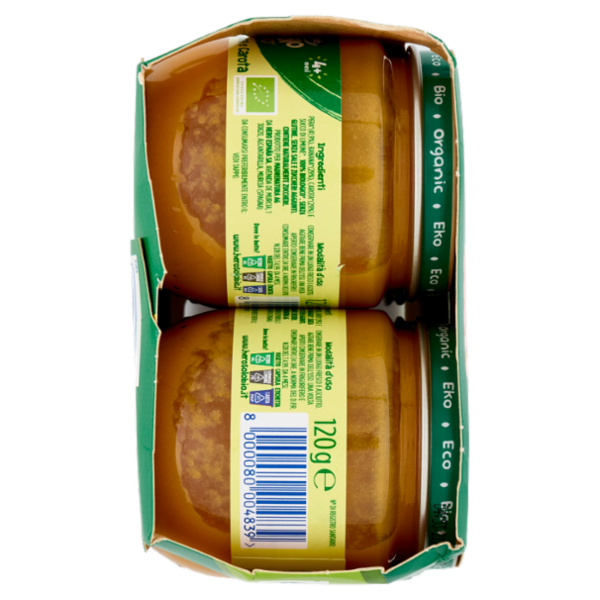 Hero Solo Bio Pera, Banana e Carota 6 x 120 g