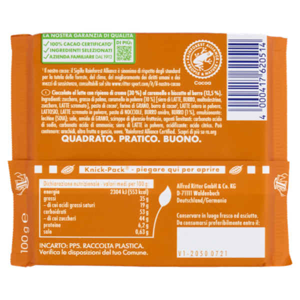 Ritter Sport Biscotto & Caramello 100 g