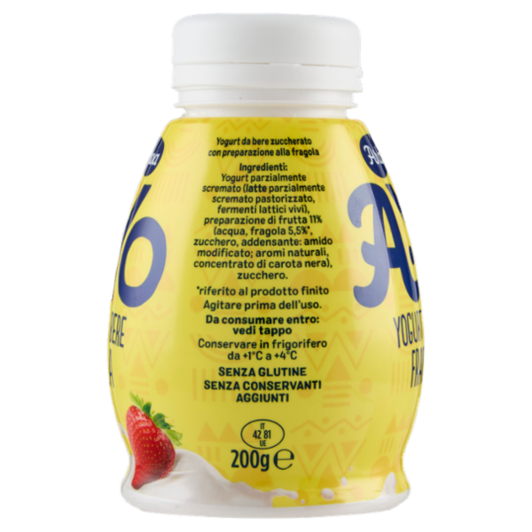 Arborea A-Yo Yogurt da Bere Fragola 200 g