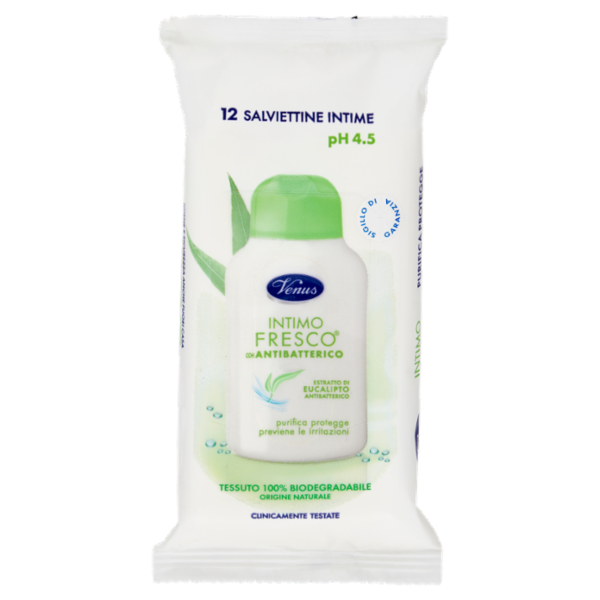 Venus Intimo Fresco Salviettine Intime 12 pz