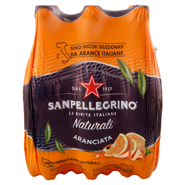 SANPELLEGRINO Naturali Aranciata 6 x 1,2 L