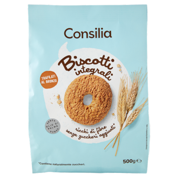 Consilia Biscotti Integrali Senza Zuccheri Aggiunti 500 g
