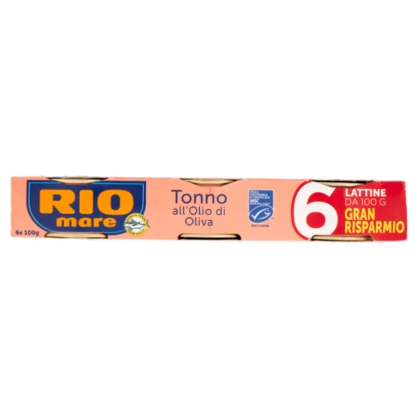 Rio mare Tonno all'Olio di Oliva 6 x 100 g