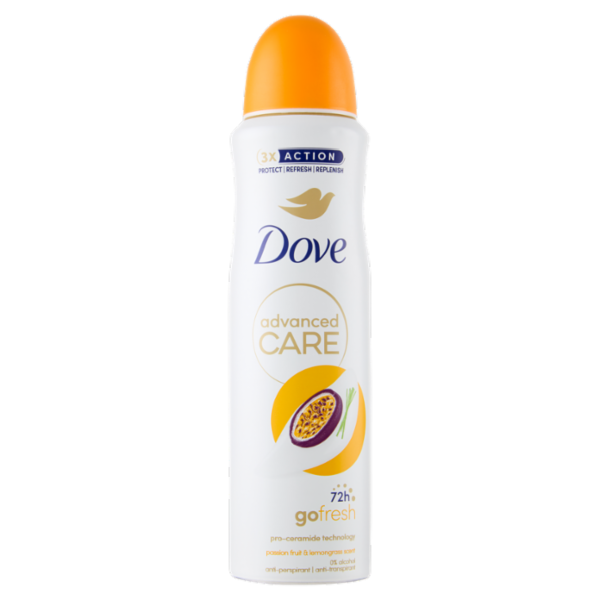 Dove advanced Care go fresh passion fruit & lemongrass scent anti-perspirant 150 ml
