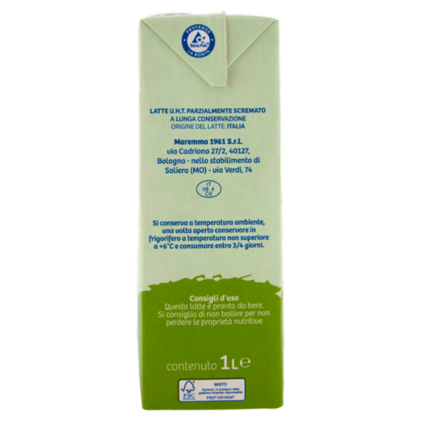 Latte Maremma UHT a lunga conservazione parzialmente scremato 1 L